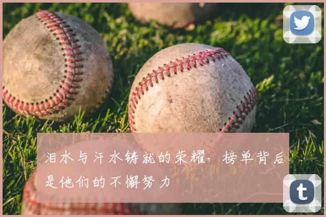 泪水与汗水铸就的荣耀,榜单背后是他们的不懈努力